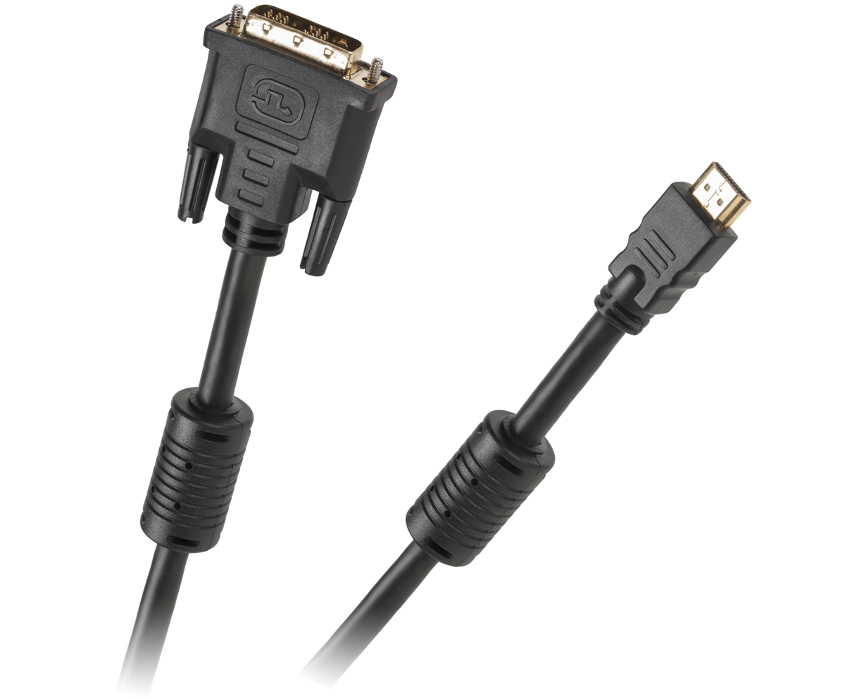 Kompiuterio laidas dvi-hdmi kabelis 5 m gold v1.3b