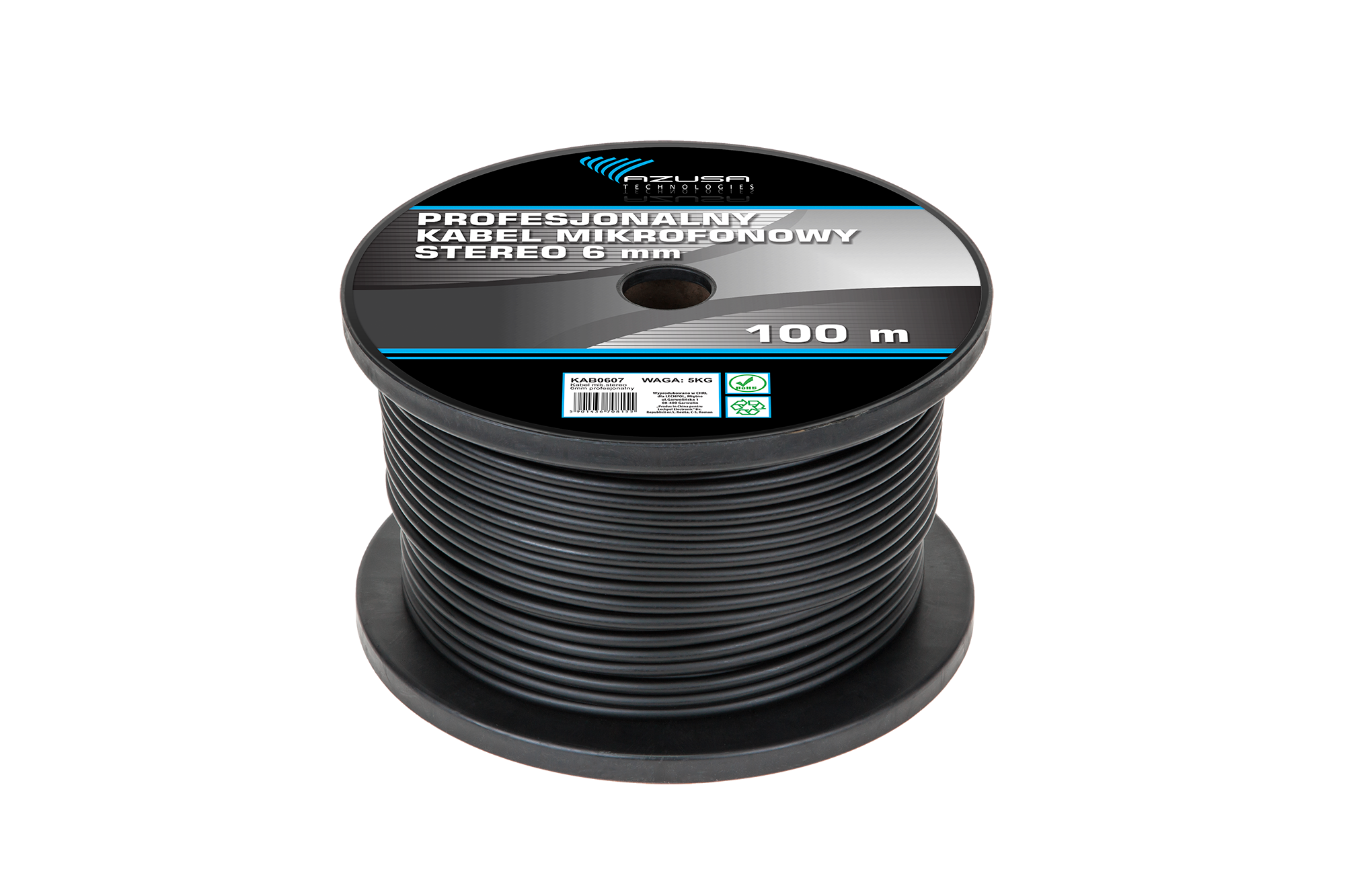 Audio laidas Profesionalus 6 mm stereofoninio mikrofono kabelis