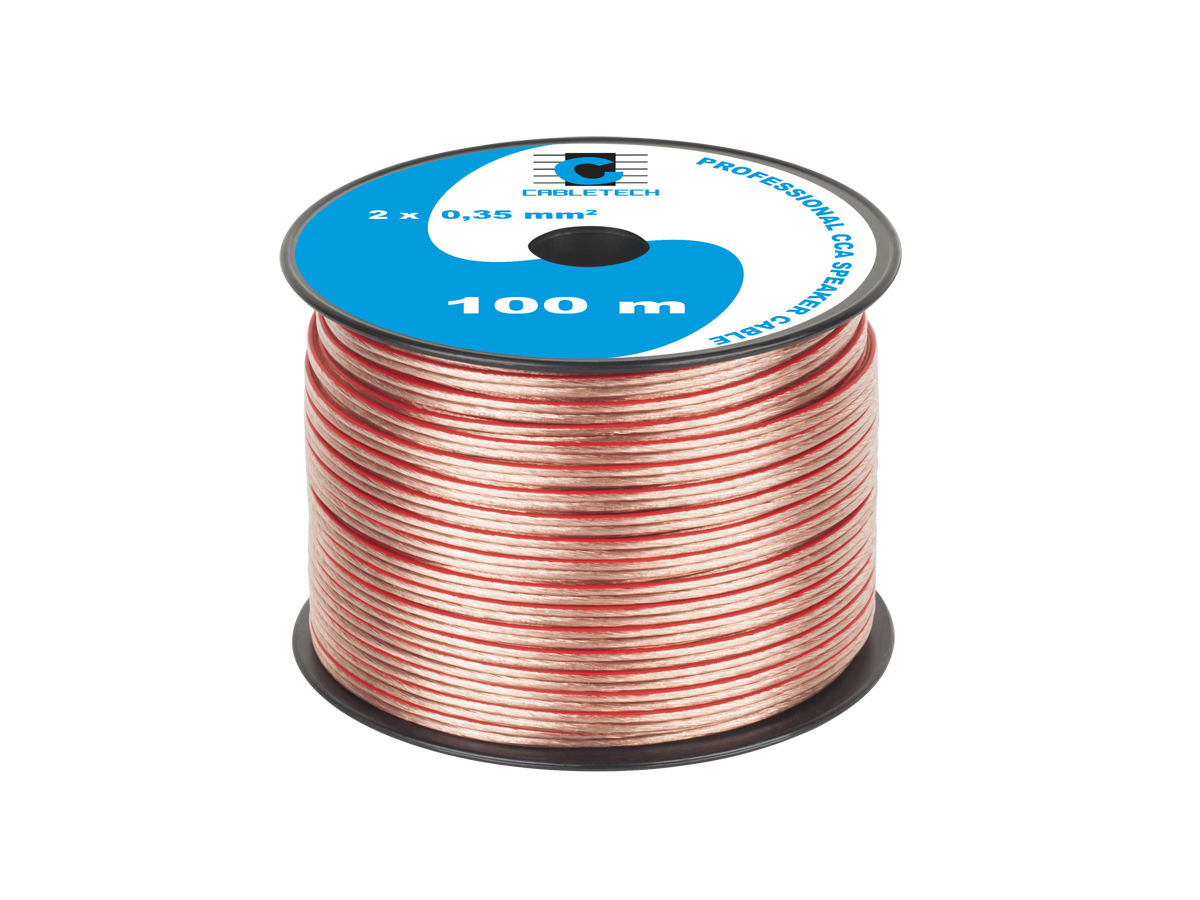 Audio laidas cca 0,35 mm garsiakalbio kabelis
