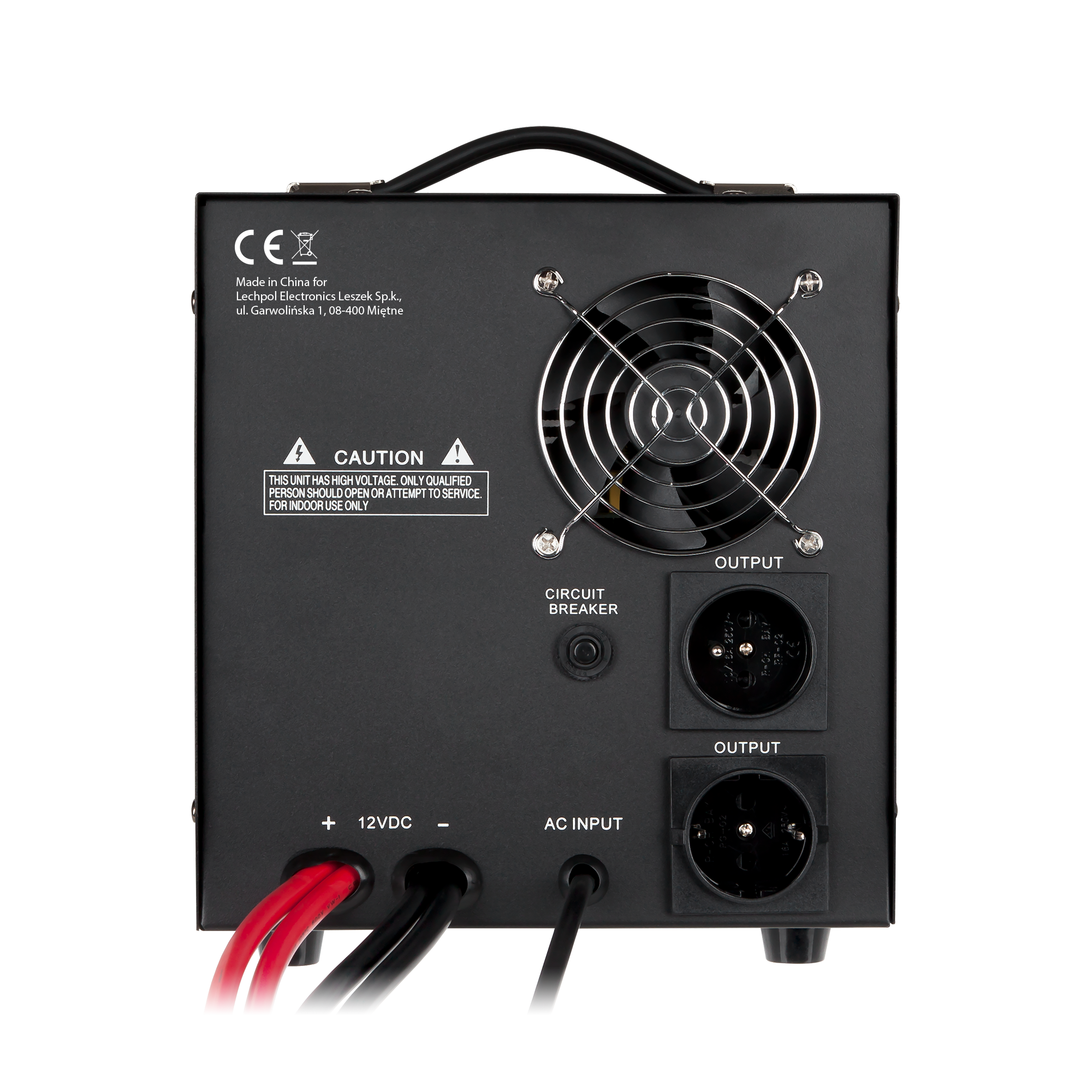 kemot prosinus-2000 avarinis maitinimo šaltinis su grynosios sinusoidės inverteriu ir įkrovimo funkcija 12v 230v 2000va/1200w - juoda spalva