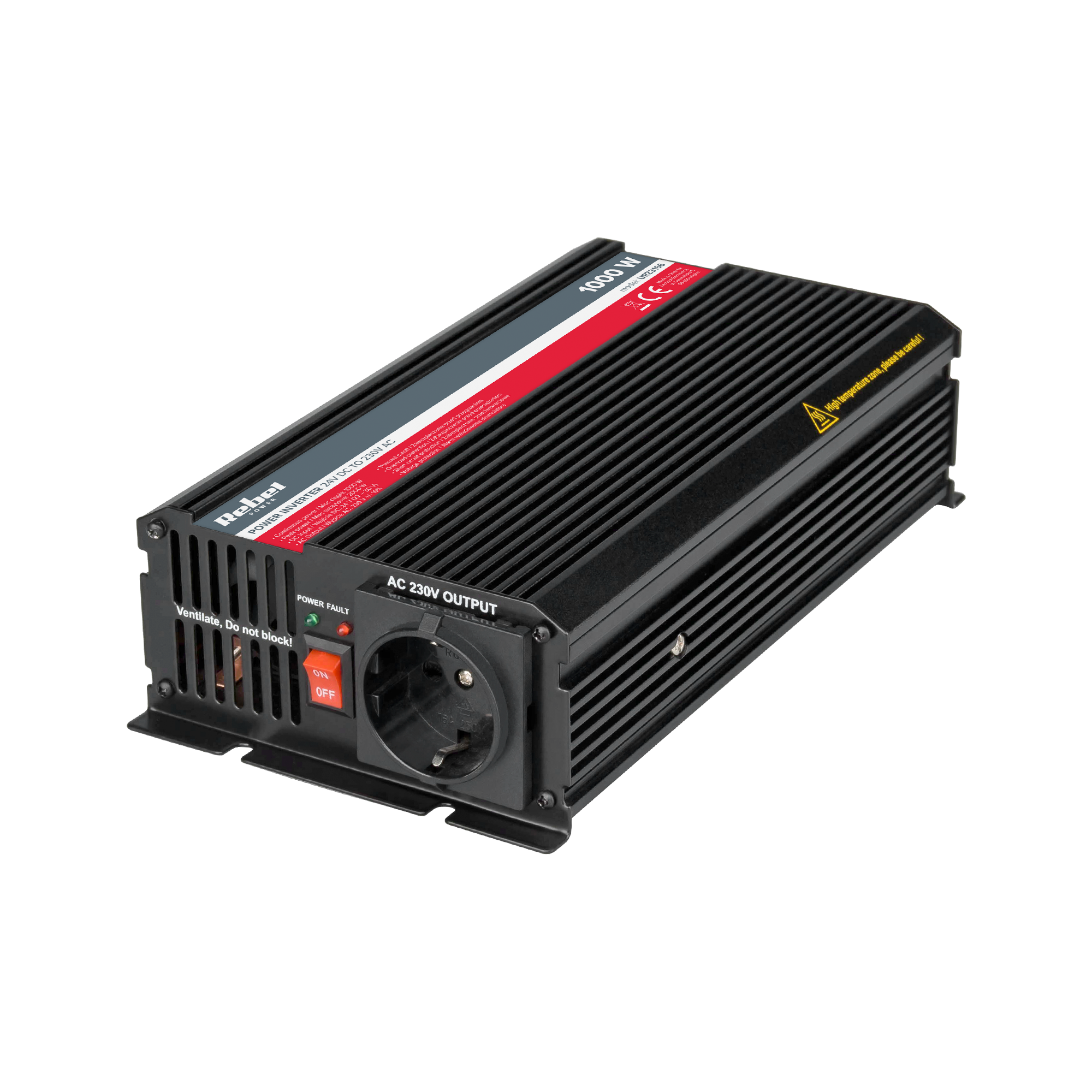 Rebel 24v/230v 1000w inverteris