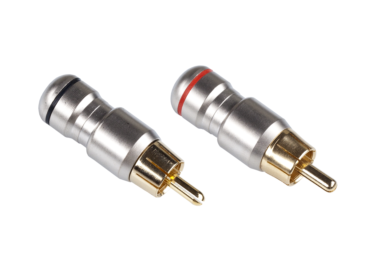Priedas rca metalinis kištukas hd-287