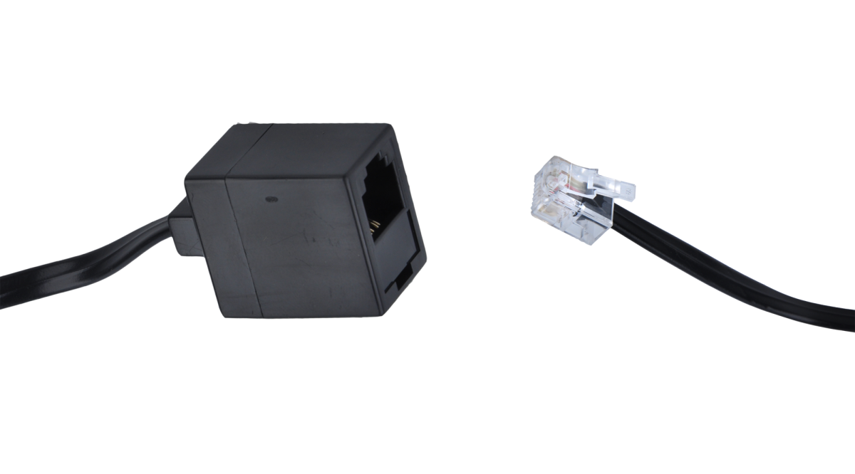 Tinklo laidas telefono jungtis wt.-gn./7m/ juoda