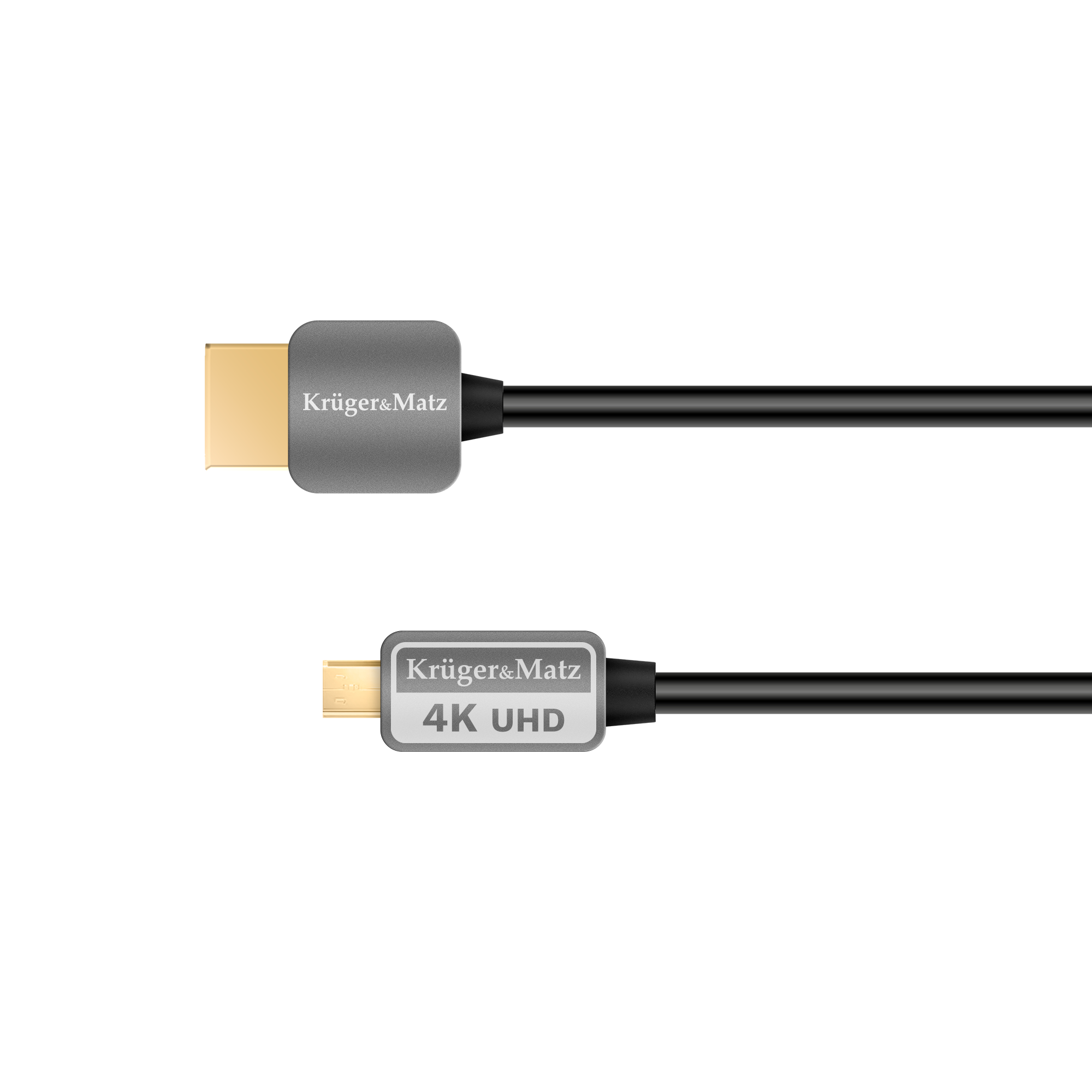 Hdmi laidas hdmi kabelis - micro hdmi kištukinė jungtis (a-d) 1,8 m kruger&matz
