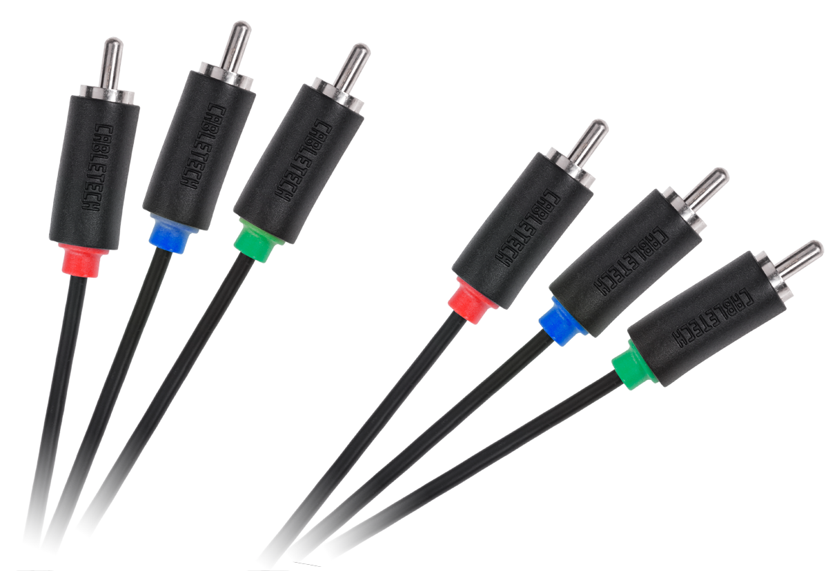 Audio laidas 3rca-3rca komponentinis kabelis 1.8 m cabletech standartas