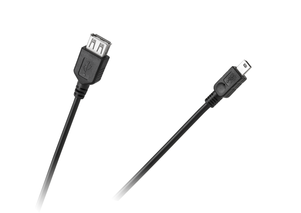 Usb kabelio lizdas a - mini usb kištukas