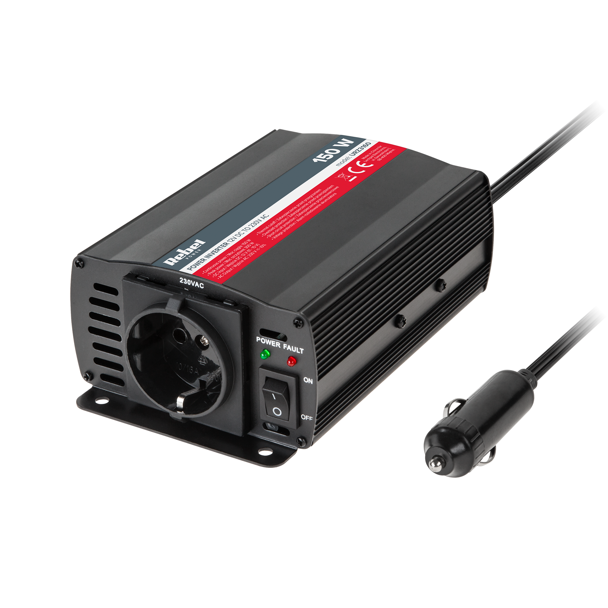 Įtampos keitiklis 12v/230v 150w