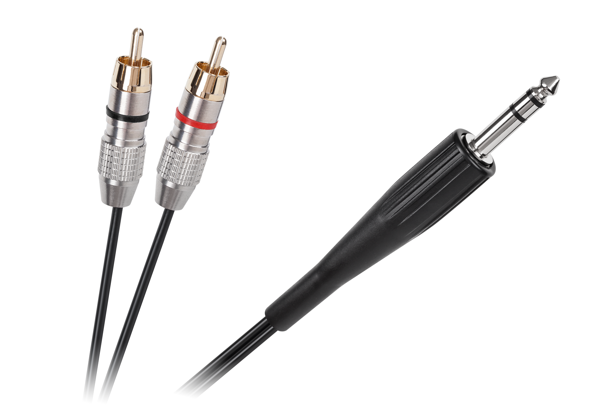 Audio laidas kabelis jack 6.3 stereo - 2rca 3 m