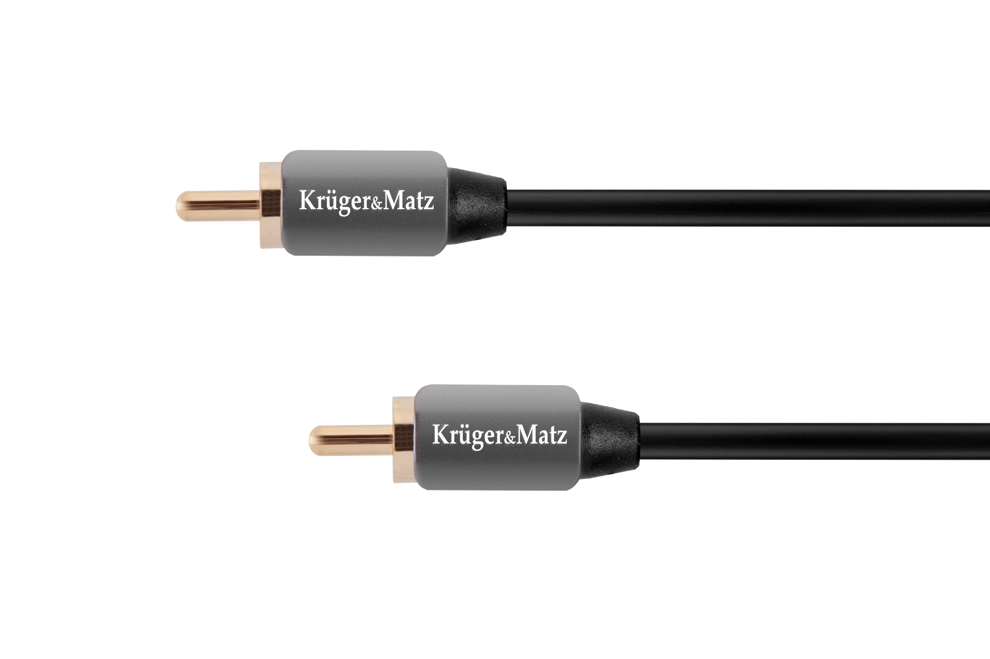 Audio laidas 1rca-1rca 1,0 m kruger&matz kabelis