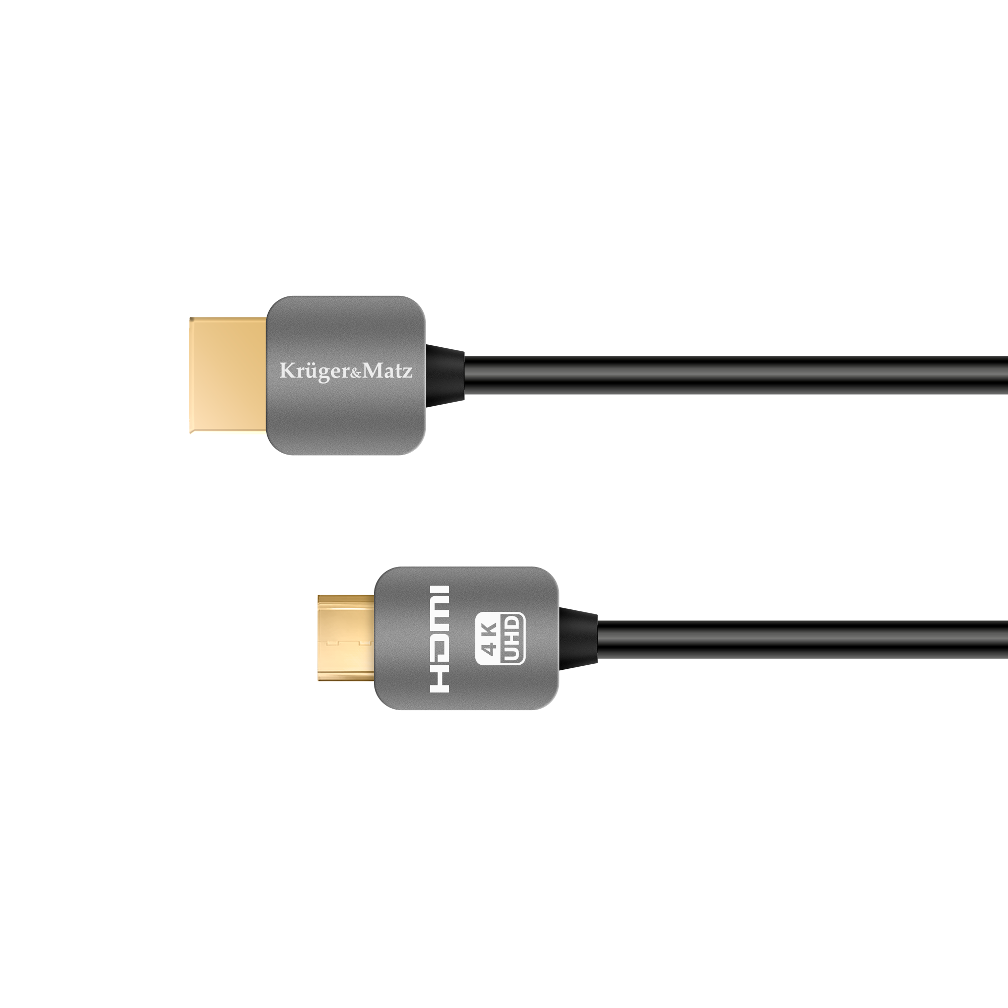 Hdmi laidas hdmi kabelis - mini hdmi kištukinė jungtis (a-c) 1,8 m kruger&matz