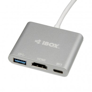 Hub i-box usb typ c - usb 3.0, hdmi, usb c, power delivery
