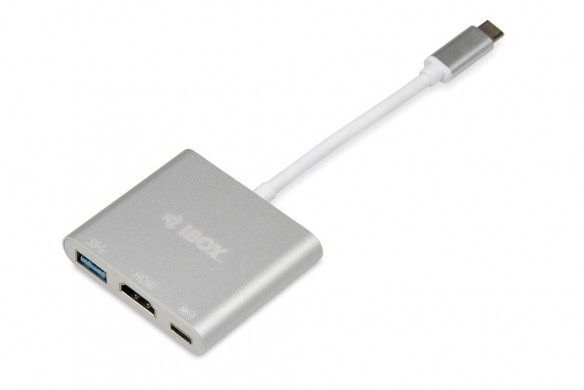 Hub i-box usb typ c - usb 3.0, hdmi, usb c, power delivery