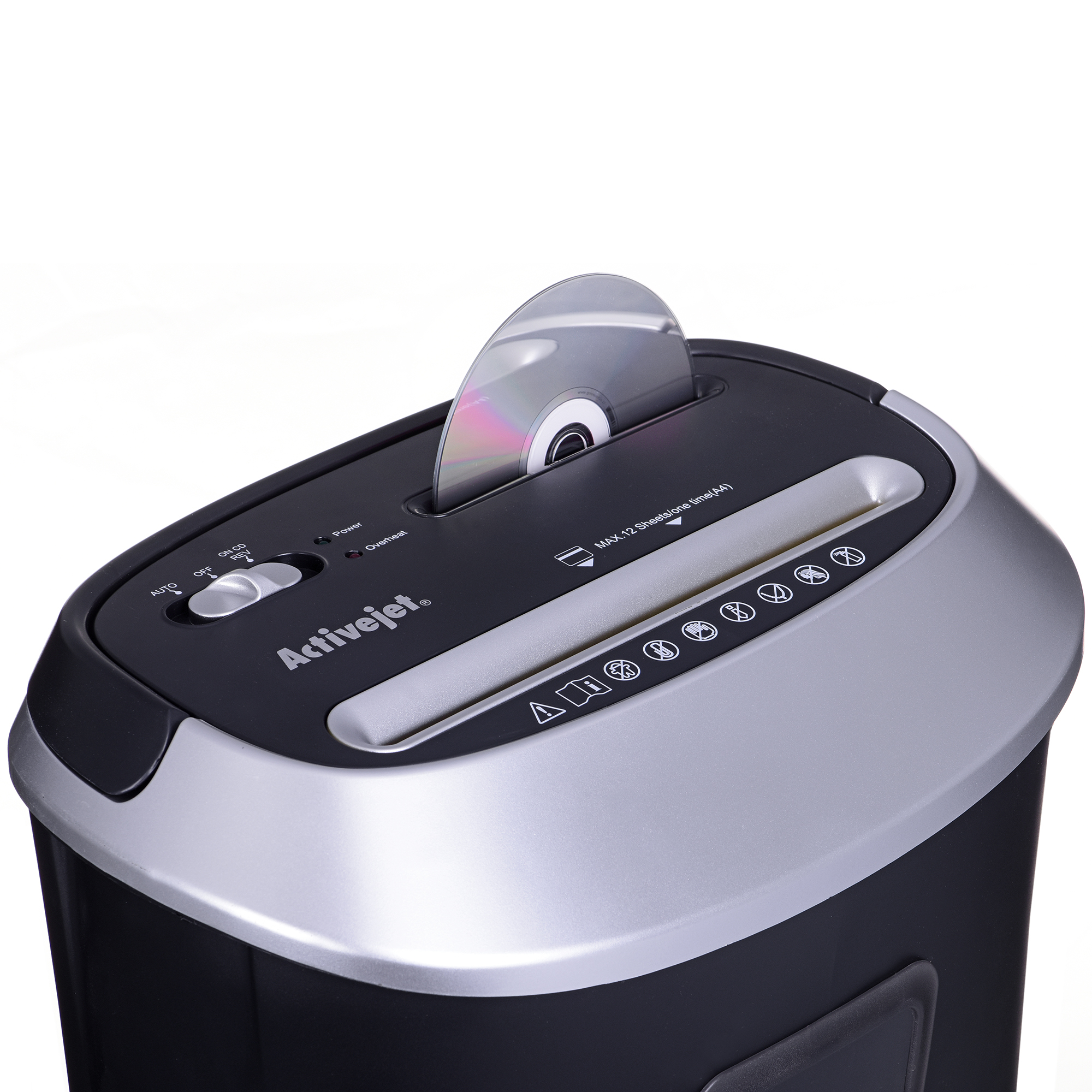 Popieriaus smulkintuvas popieriaus smulkintuvas activejet ash-1201d