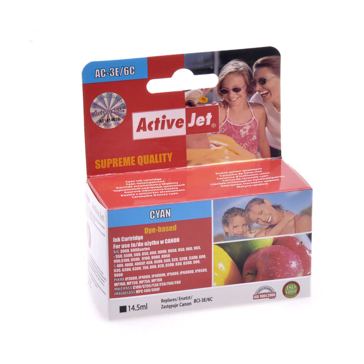 ActiveJet INK for Canon printer (CI-3e/6C) cyan