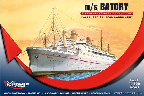 Klijuojamas modelis mirage m / s batory