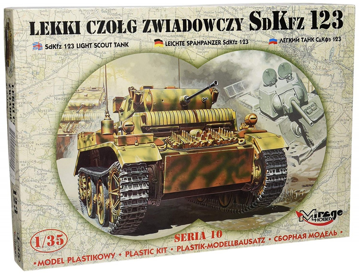 Konstruktorius šviesos žvalgybos tankas mirage sdkfz 123