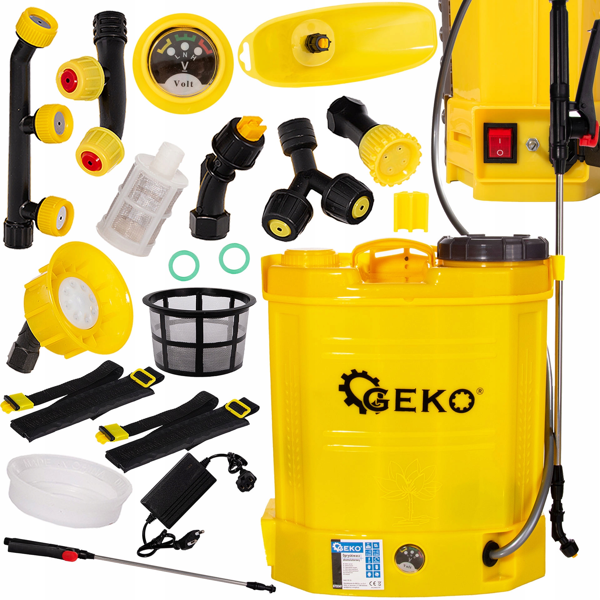 Akumuliatorinis purkštuvas Geko G73249, 12l