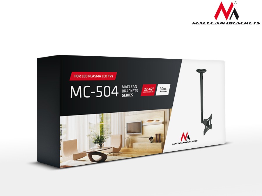 Tv laikiklis luboms maclean brackets mc-504s, 23-42”