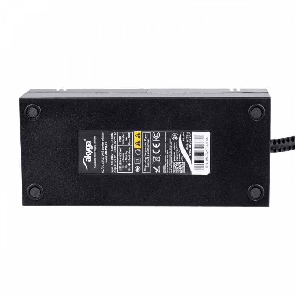 Žaidimų pultelis maitinimas xbox one akyga ak-pd-01 12v / 10.83a, 5vsb / 1a / 135w