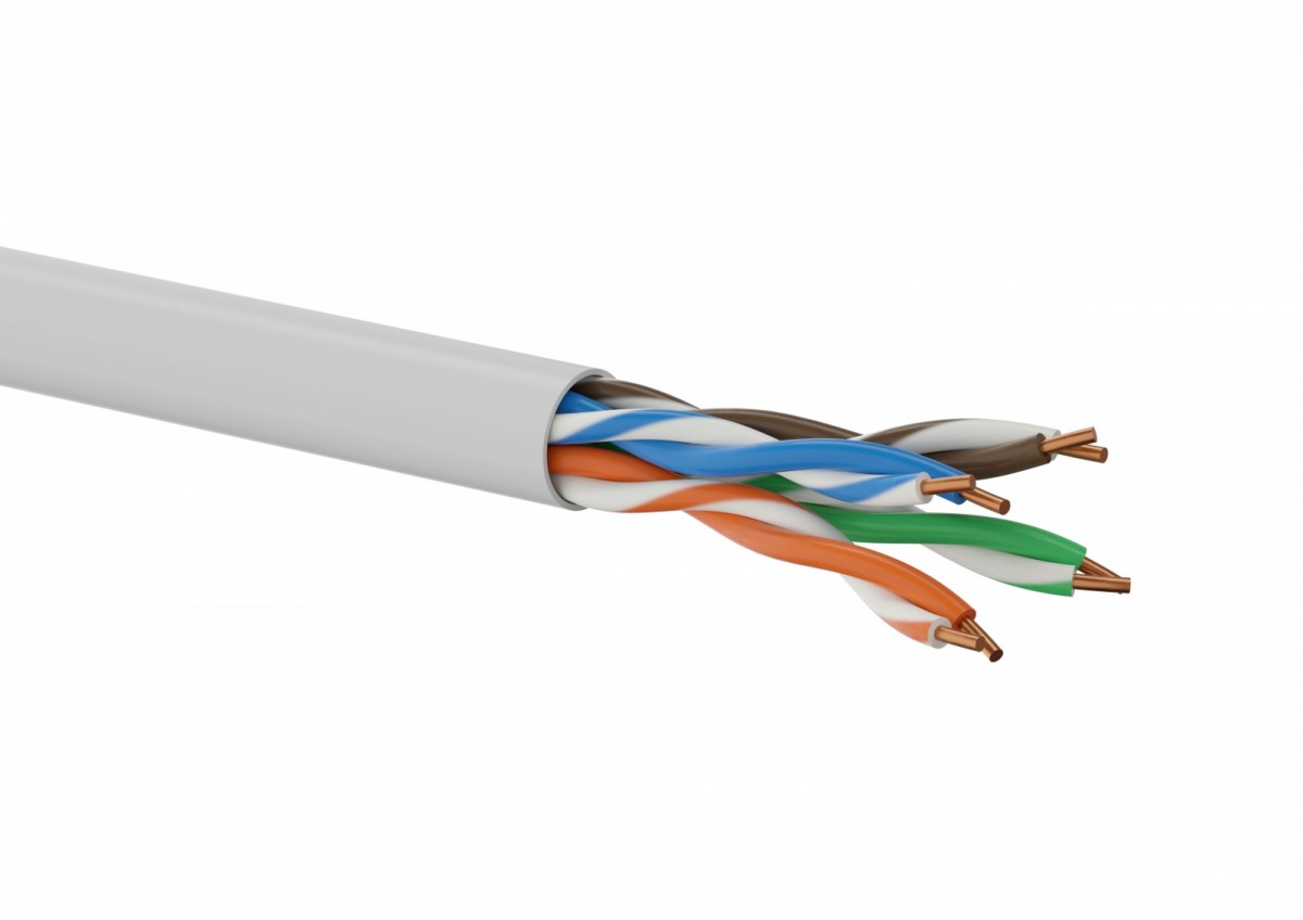 Maitinimo laidas a-lan, cat5e utp, 305 m