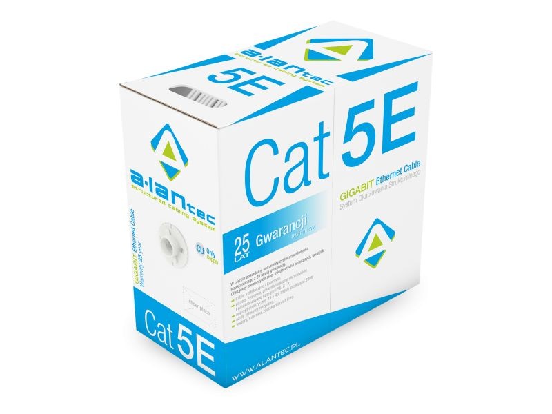 Maitinimo laidas alantec, cat.5e f/utp, 305 m