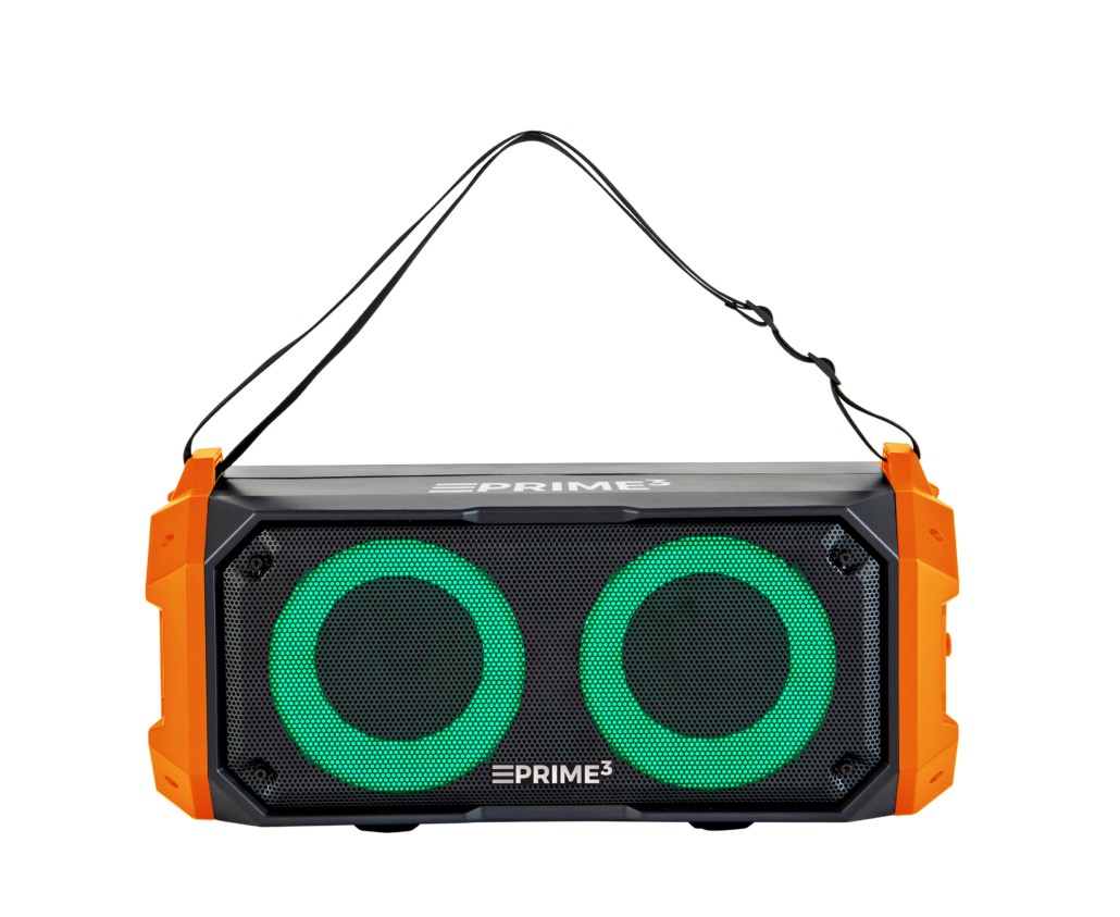 Nešiojamas garsiakalbis prime3 bluetooth vakarėlio garsiakalbis su karaoke aps32 bang