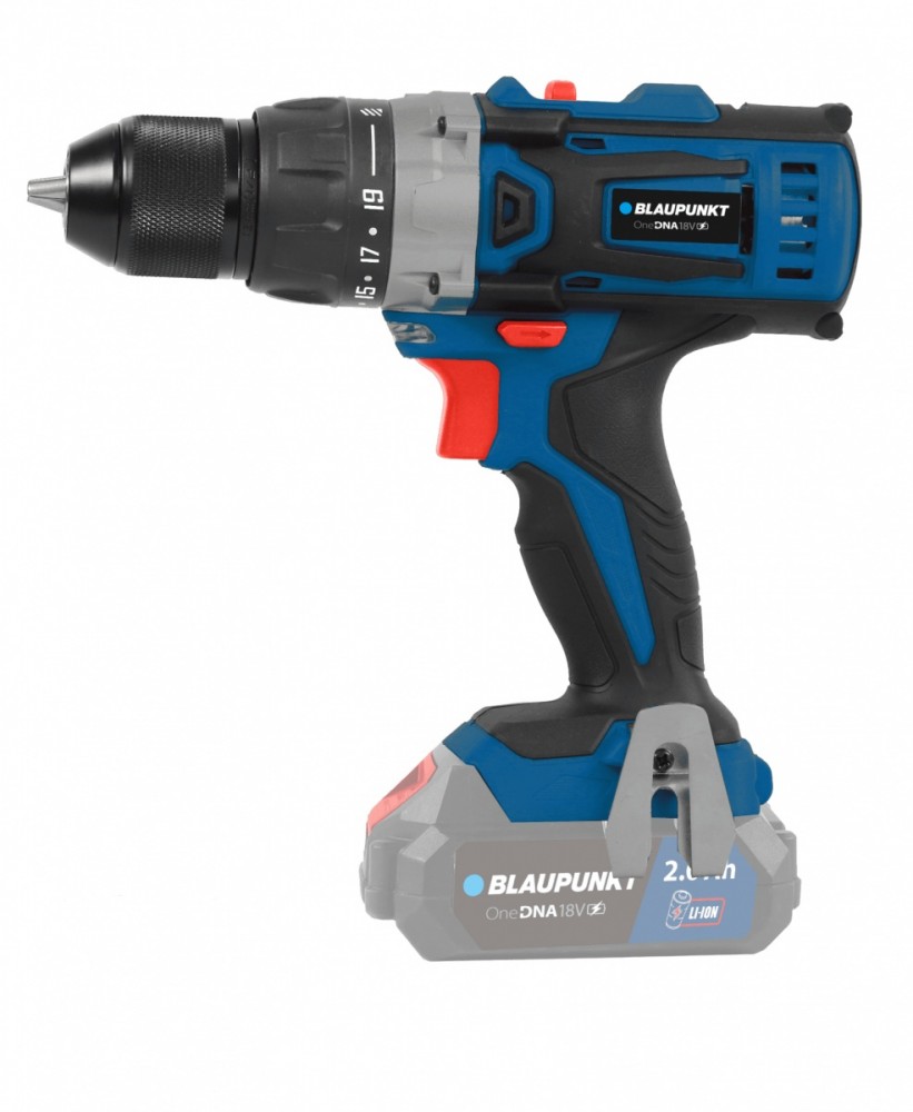 Akumuliatorinis gręžtuvas Blaupunkt 18V su akumuliatorium