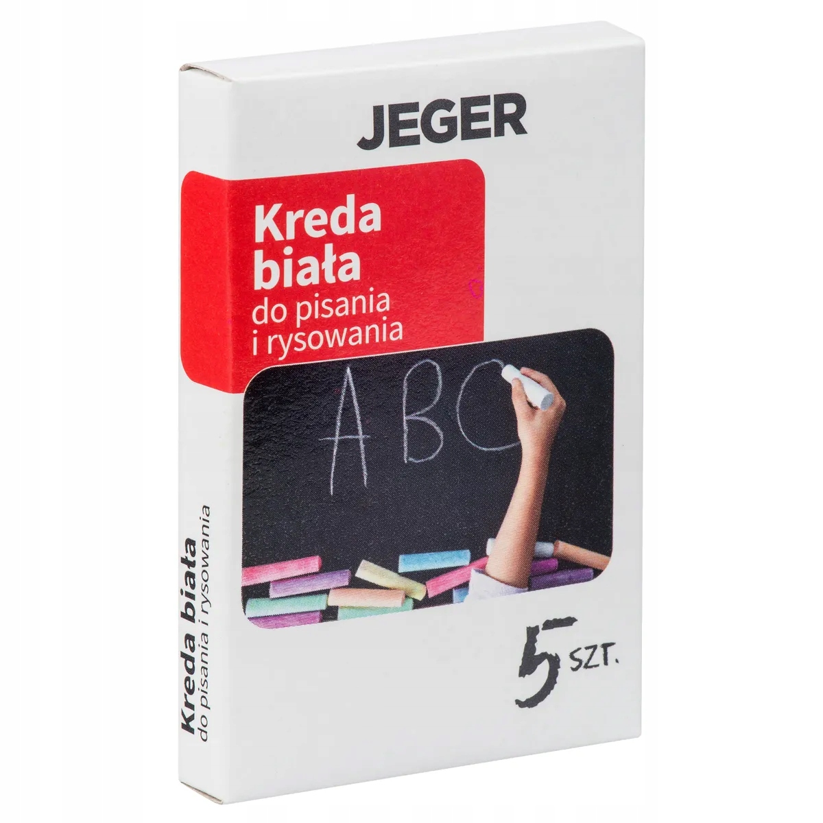 Balta kreida rašymui, 5 vnt