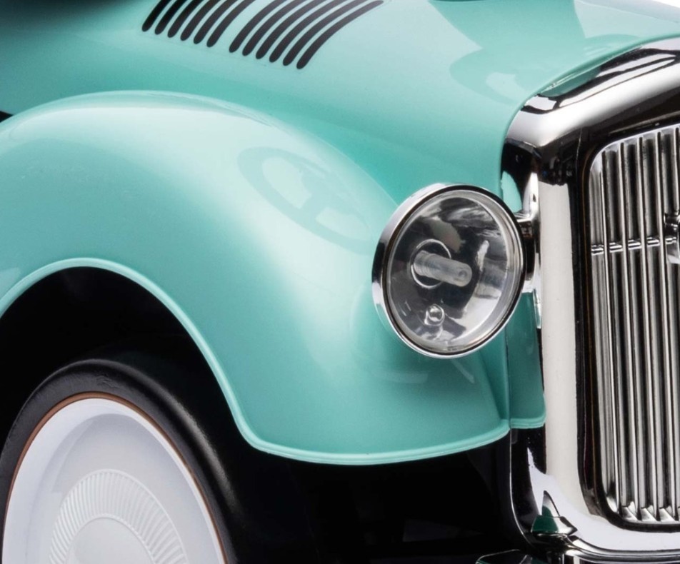 Vaikiškas retro automobilis „royce“
