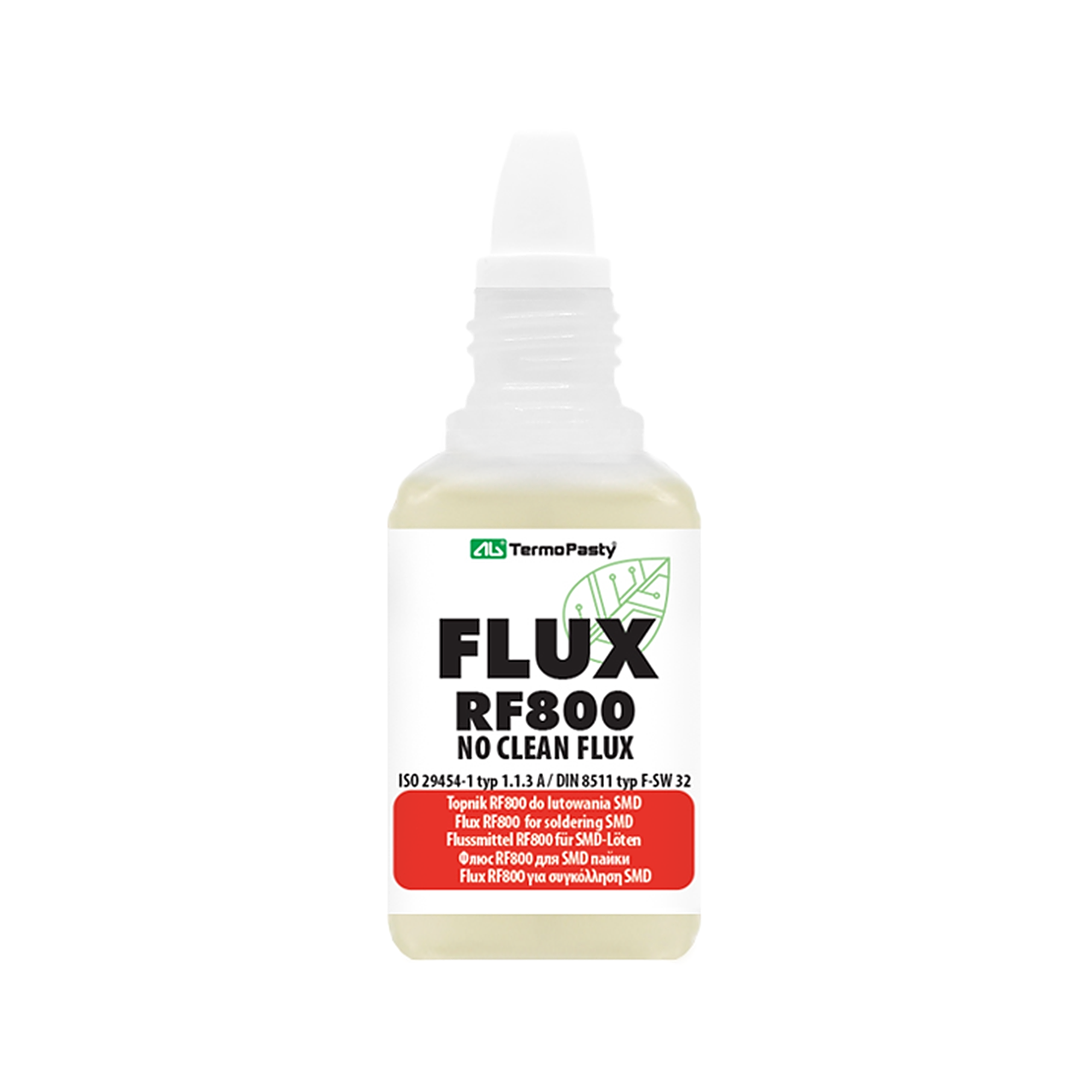 Litavimo fliusas RF800 SMD elementams 15ml