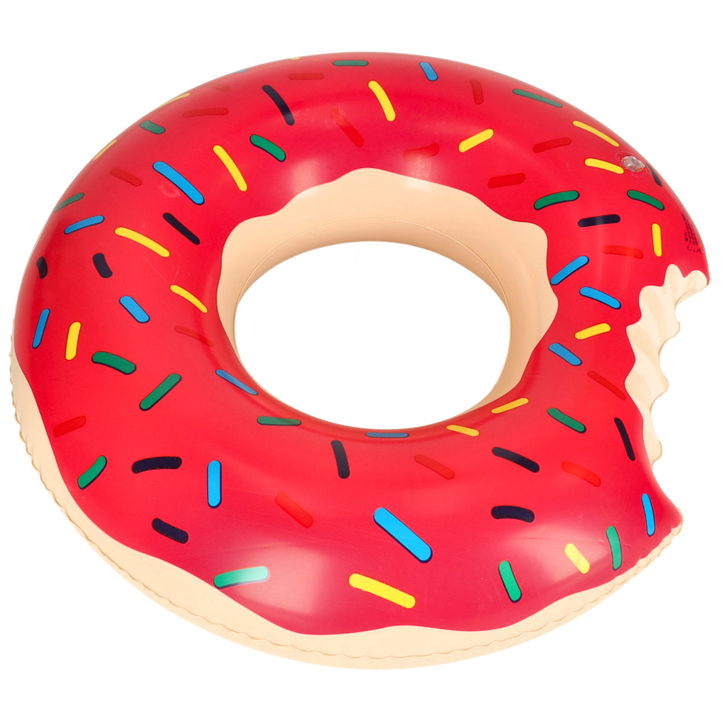 Pripučiamas ratas donut, 50 cm, rožinis