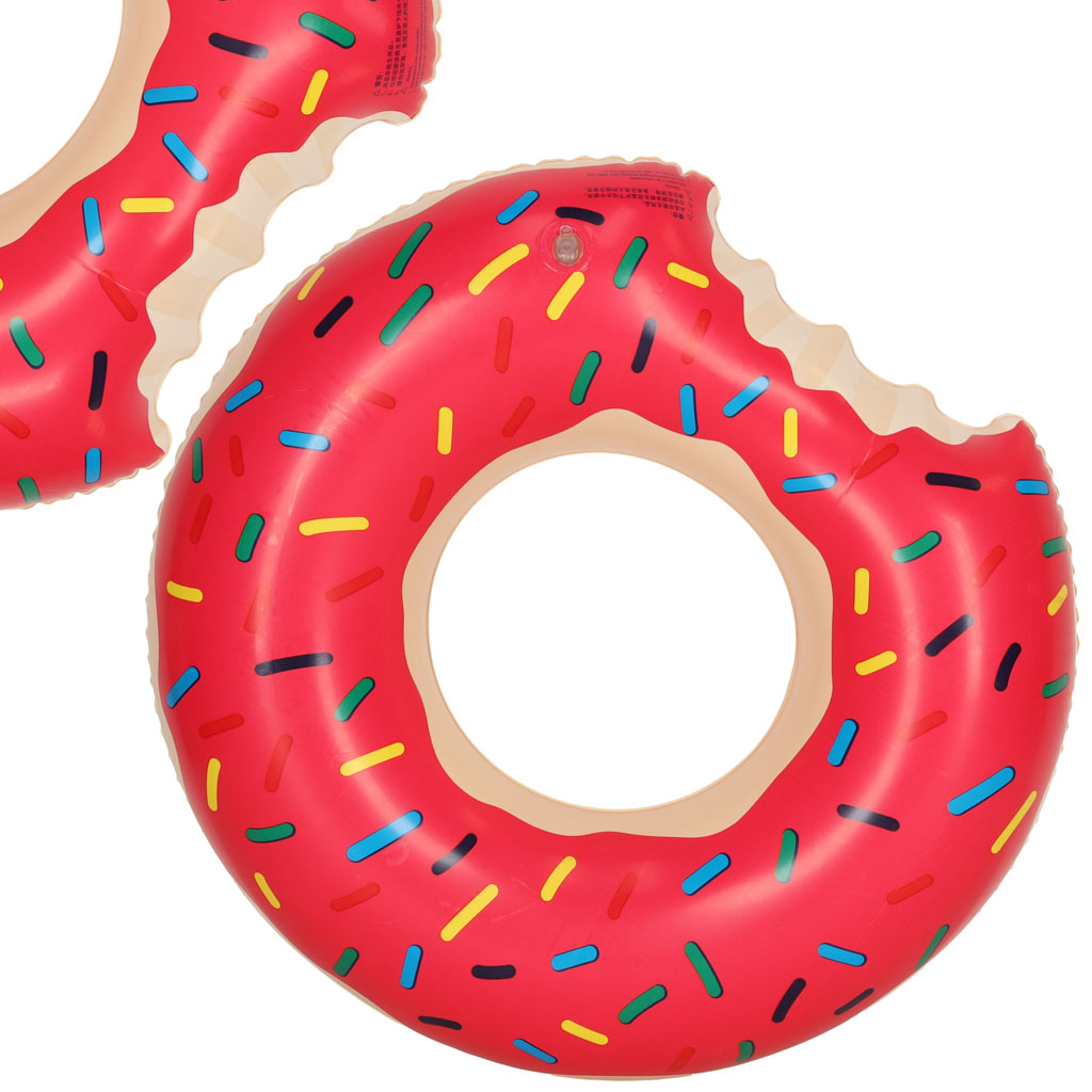 Pripučiamas ratas donut, 50 cm, rožinis