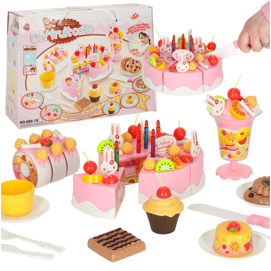 Žaislinis gimtadienio tortas diy fruit cake