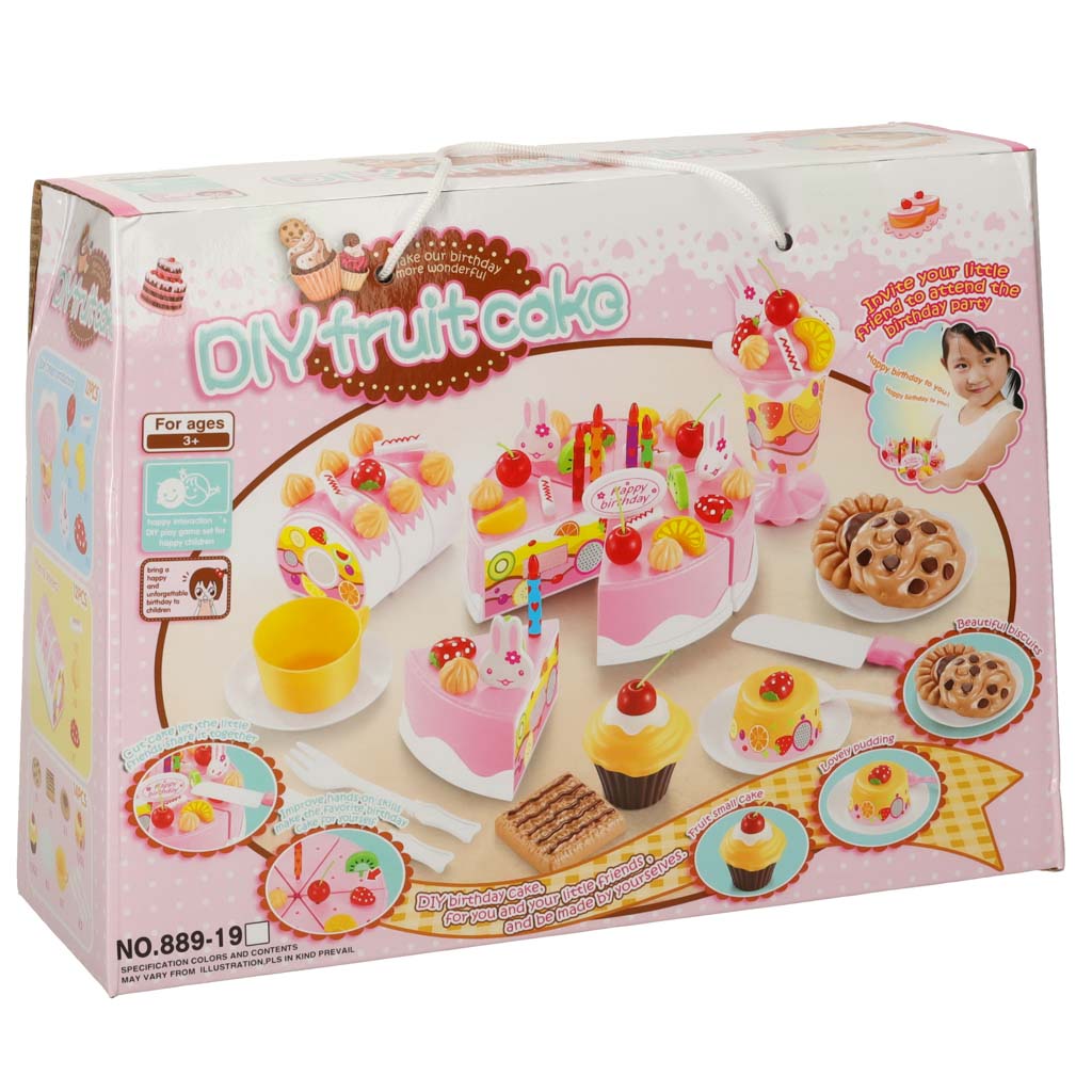 Žaislinis gimtadienio tortas diy fruit cake