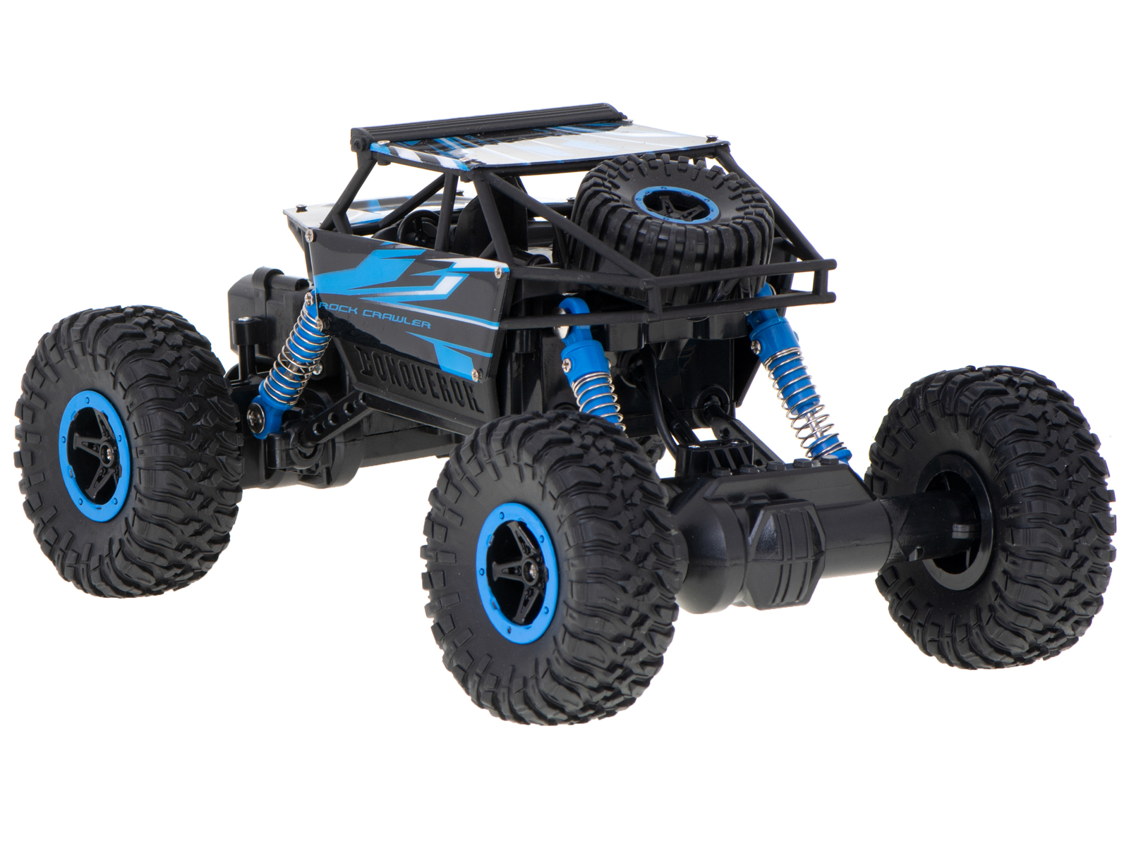 Rc automobilis rock crawler hb 2.4ghz 1:18 mėlynas
