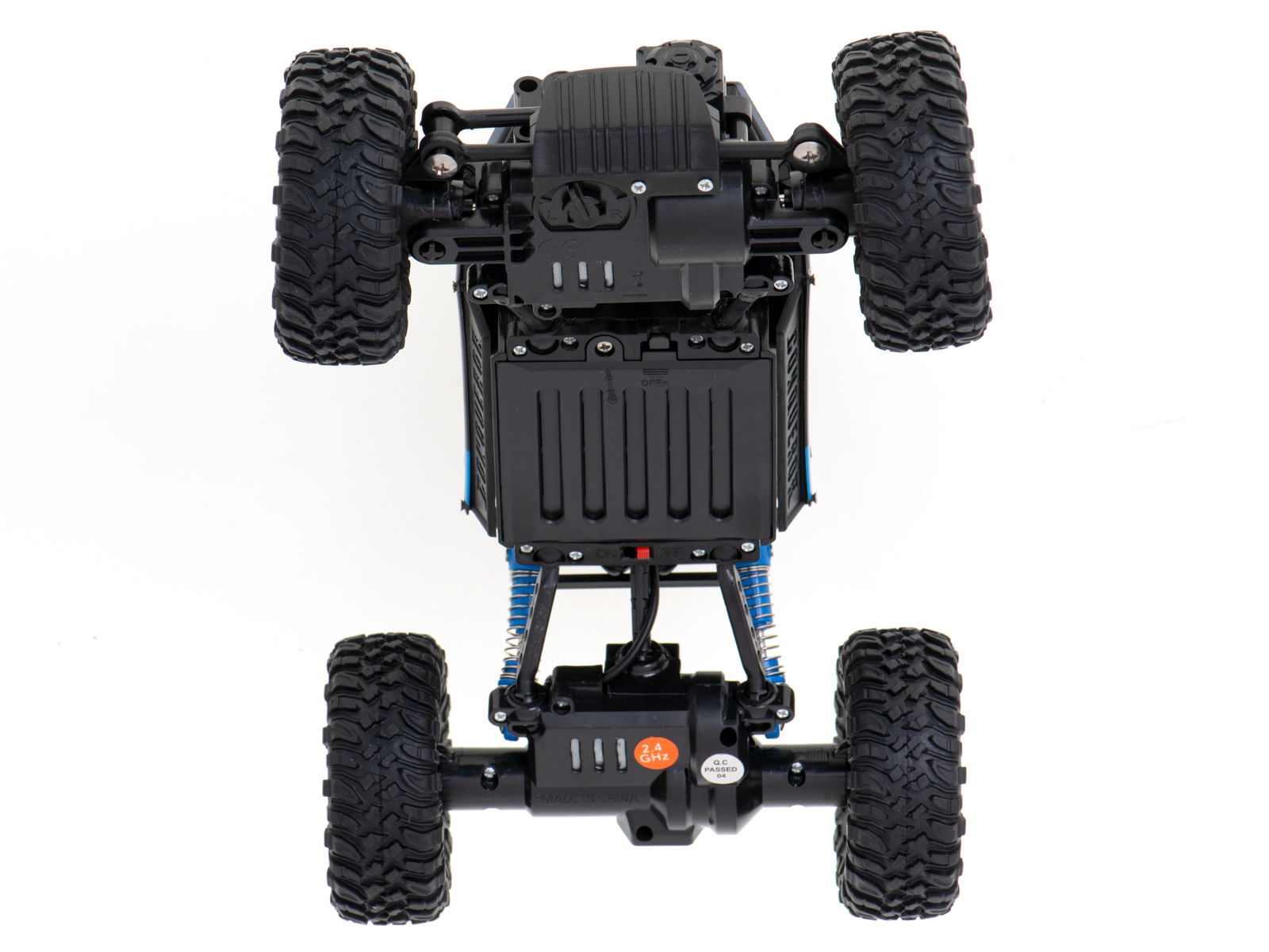 Rc automobilis rock crawler hb 2.4ghz 1:18 mėlynas