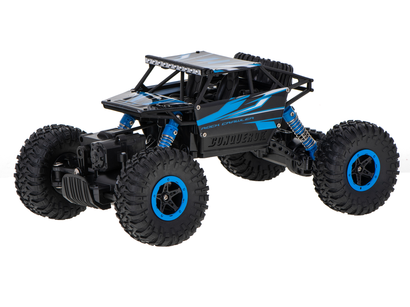 Rc automobilis rock crawler hb 2.4ghz 1:18 mėlynas