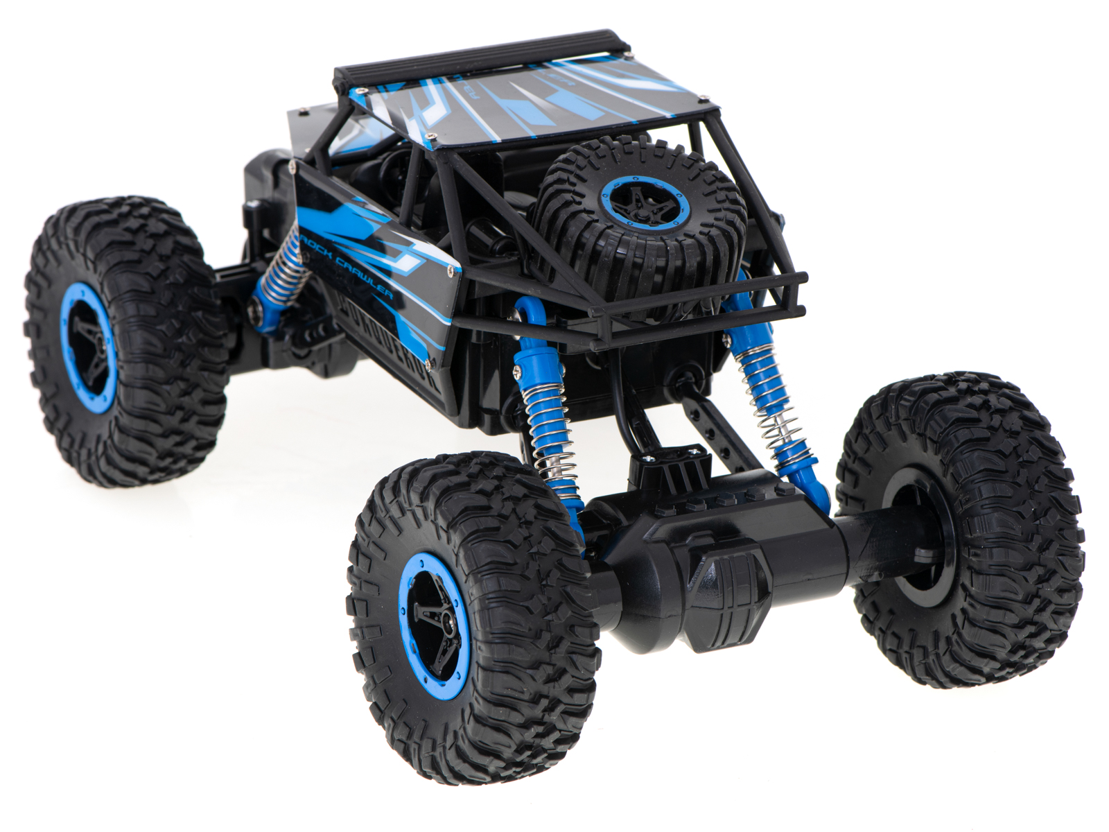 Rc automobilis rock crawler hb 2.4ghz 1:18 mėlynas