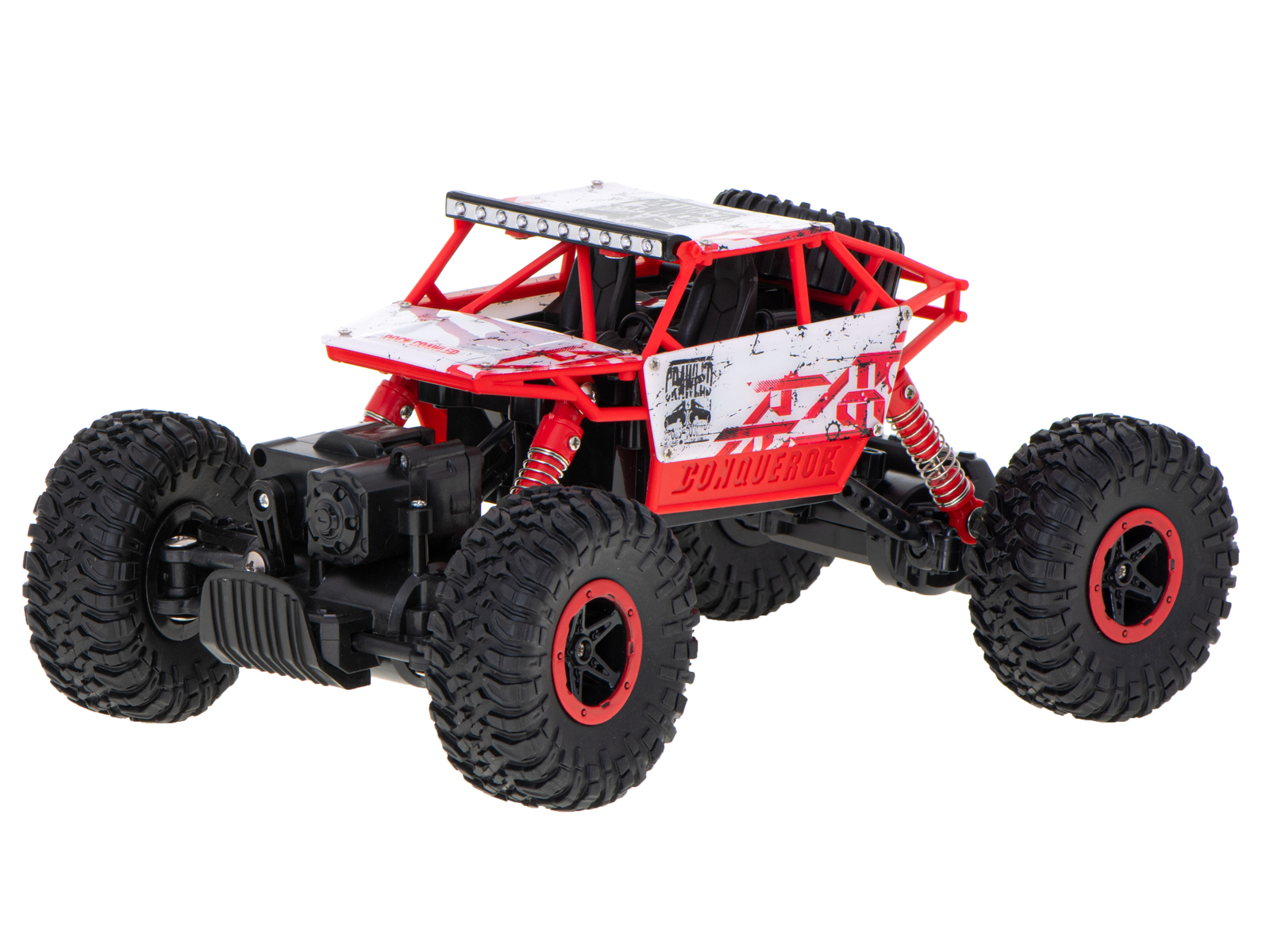 Automobilis RC Rock Crawler HB 2.4GHz 1:18 raudonas 3