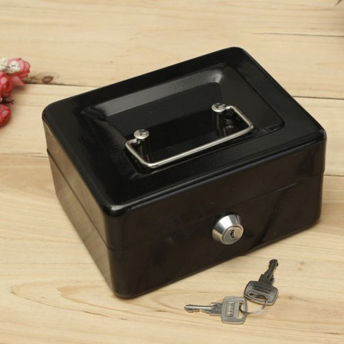 Metalinė pinigų dėžutė 20x16x9 cm