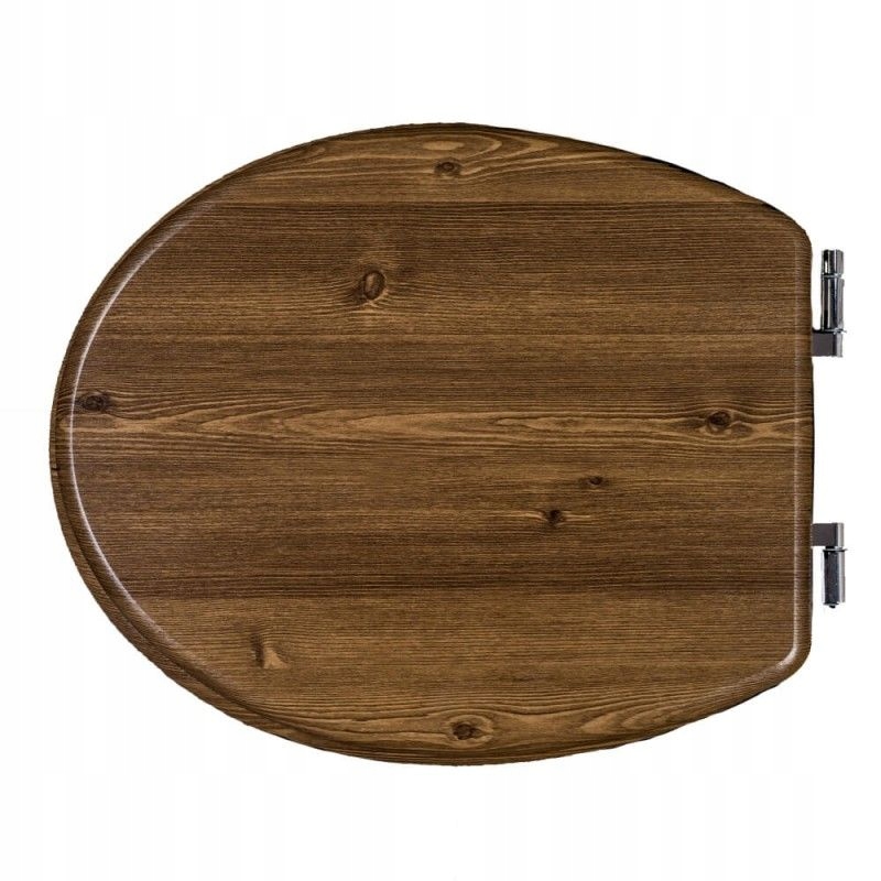 Lėtai nusileidžiantis klozeto dangtis AWD Interior MDF, riešuto spalvos