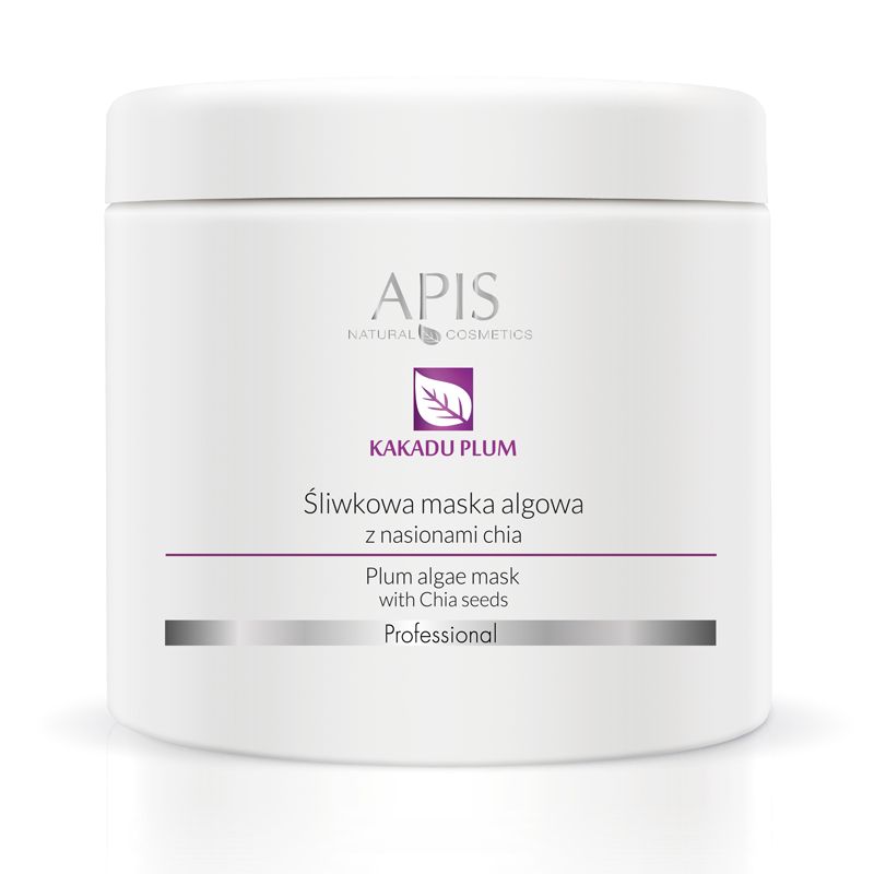 Slyvų dumblių kaukė su chia sėklomis Apis Kakadu Plum Algae Mask, 200g
