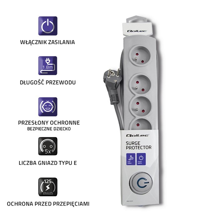 Ilgiklis qoltec 1.8 m