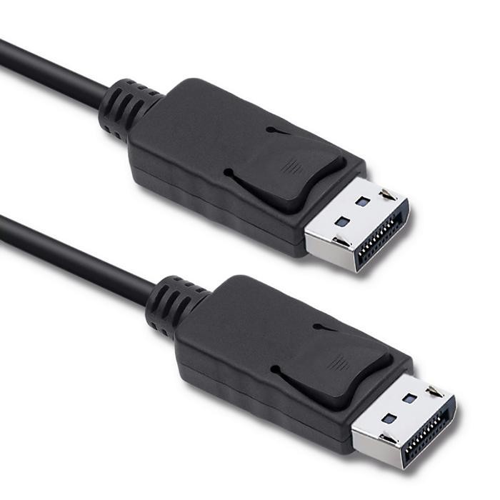 Kompiuterio laidas qoltec displayport v1.2 male, 3m