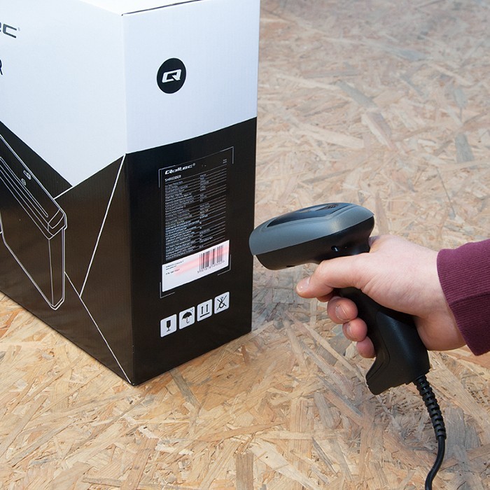 Brūkšninių kodų skaitytuvas qoltec 50863