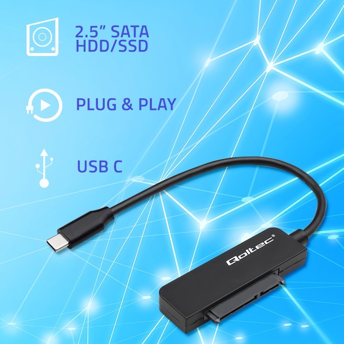 Qoltec adapteris sata 52269