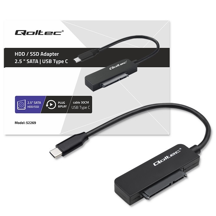 Qoltec adapteris sata 52269