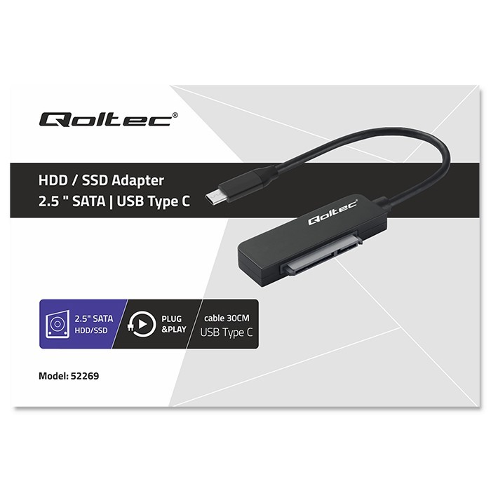 Qoltec adapteris sata 52269