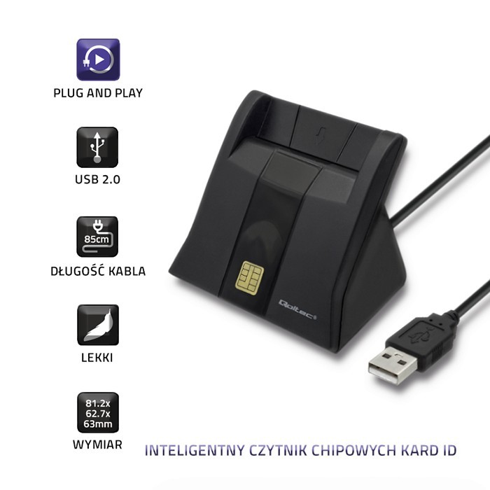 Qoltec usb2.0 plug & play