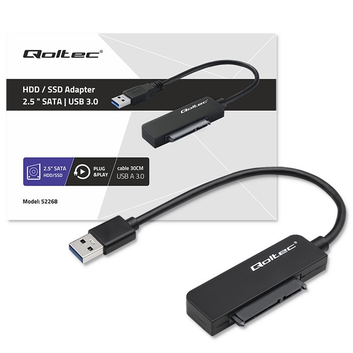 Qoltec adapteris sata 52268